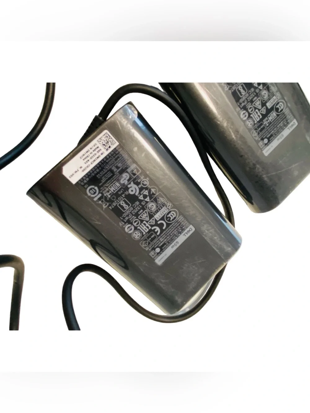 Lot of 2 - DELL 65W USB-C AC Adapter Laptop Charger – Model DM1WCF
